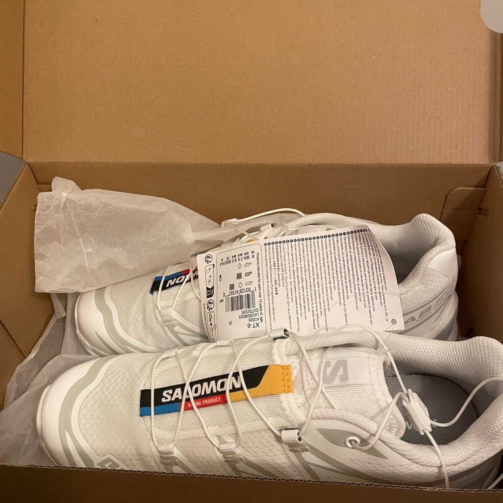 Salomon Men's White Athletic Shoes